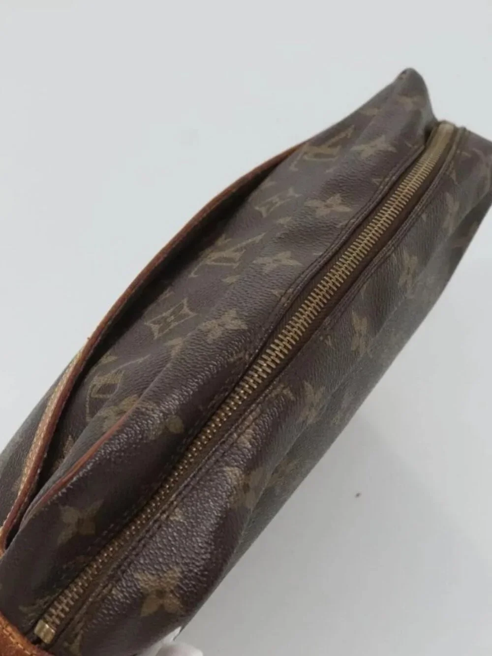 LOUIS VUITTON Monogram Compiegne 28 Clutch Bag M51845 LV Auth